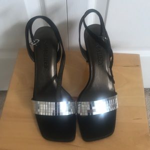 Sam & Libby Sparkly Dress Open Toe Heel, 61/2